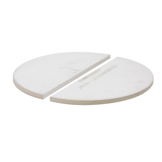 Half Moon Deflector Plates - Big Joe ® Keramisk stein for varmefordeling Half Moon Deflector Plates - Big Joe ® Keramisk stein for varmefordeling