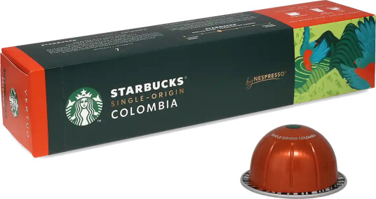 Starbucks | Single Origin Colombia 10 mug kapsler til Nespresso® Vertuo