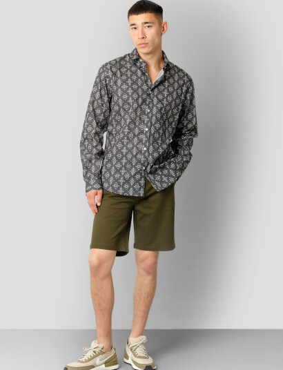 Clean Cut Copenhagen Milano Twill Shorts - Green - XXXL