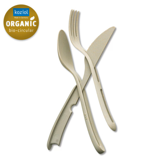 Koziol Klikkbestikk Kniv, Gaffel Og Spiseskje - Dessertsand 1736187-02-0 1736188-02-0