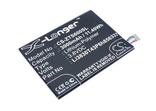 ZTE G719C Dual SIM batteri (3000 mAh 3.8 V)