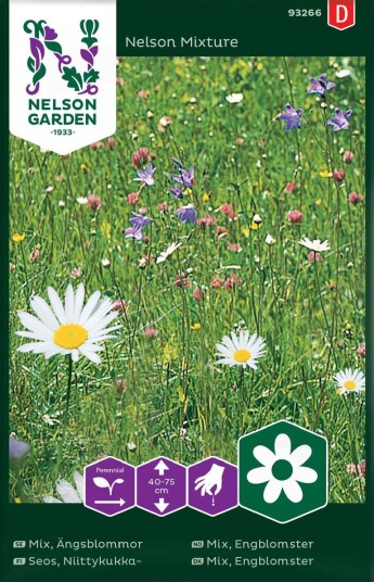 Nelson Garden Blomstereng frø engblomster Nelson Mixture Nelson Garden Blomstereng frø engblomster Nelson Mixture