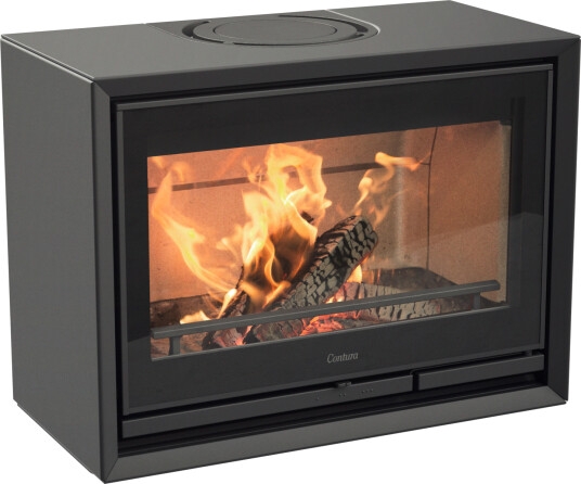 Contura 330G vedovn med glassdør