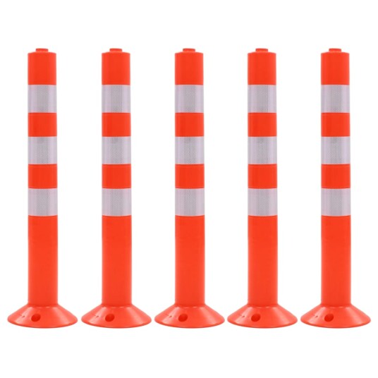 Trafikkpullerter 5 plast 75 cm Trafikkpullerter 5 plast 75 cm