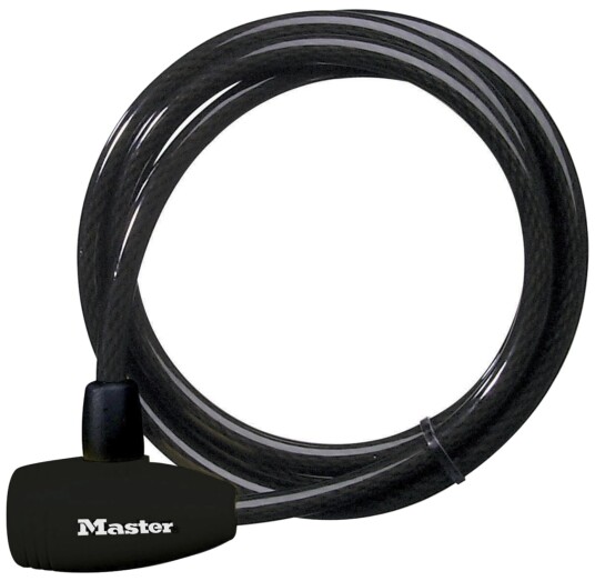 Kjettinglås Master Lock 1,8 m x 10 mm svart