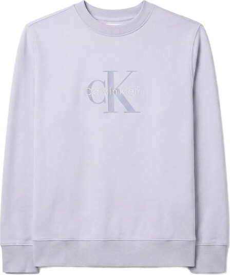Calvin Klein Jeans Cl Ls 350Terry Mnlg Cn Swtshrt   PLEIN AIR   L