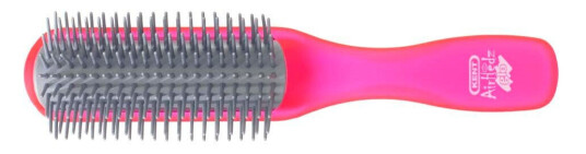 Kent Brushes Airhedz Glo Half Round Detangling Brush Strawberry