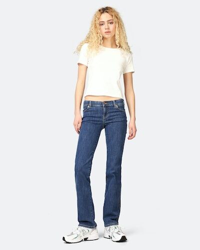 Dr Denim Jeans Dixy Straight Blå Female S/32