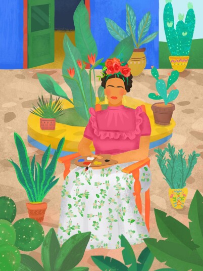 Plakat Frida Kahlo Hage Plakat Frida Kahlo Hage
