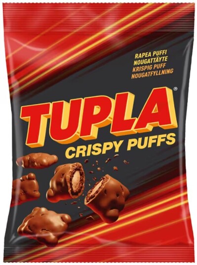Tupla Crispy Puffs sjokolade 1016566 Tupla Crispy Puffs sjokolade 1016566