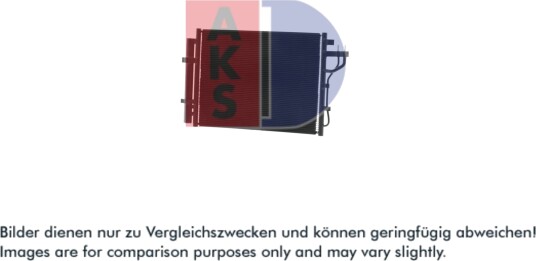 AKS DASIS 562059N Kondensator, klimaanlegg