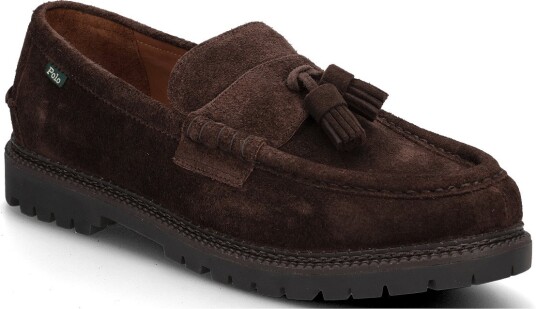 Polo Ralph Lauren Jett Tassel Suede Loafer DARK CHOCOLATE 46