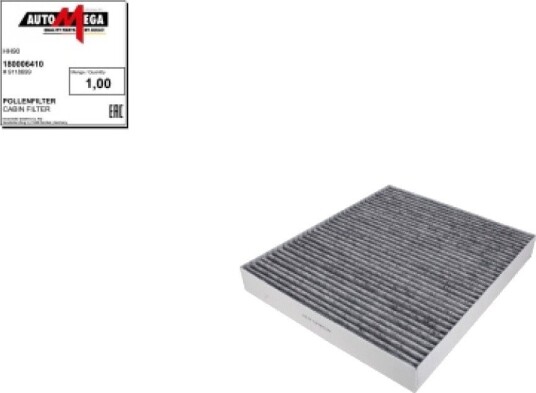 Kupefilter AUTOMEGA 180006410