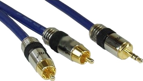 Inline 89929P Hankjønn 3.5Mm Hankjønn 0,5 M Blå