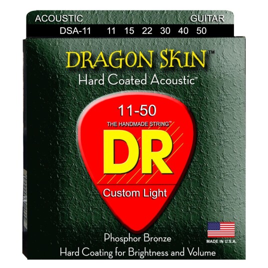 Dr Strings Dsa11 Dragon Skin (011-050) Lite - Medium Dr Strings Dsa11 Dragon Skin (011-050) Lite - Medium
