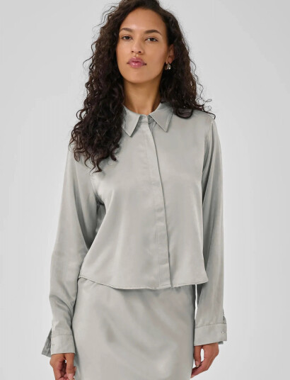 My Essential Wardrobe Estellemw Short Shirt - White - 46