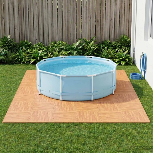 vidaXL Bassenggrunnmatte 40 pcs tre 14,4 m² EVA Skum