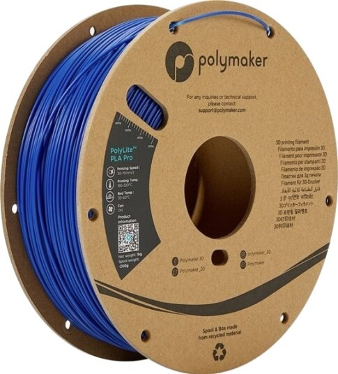 Polymaker PolyLite PLA Pro Filament 1.75 mm 1000 g Blå PA07005