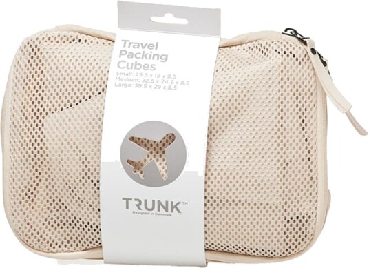 Trunk Travel pakkekube beige Trunk Travel pakkekube beige