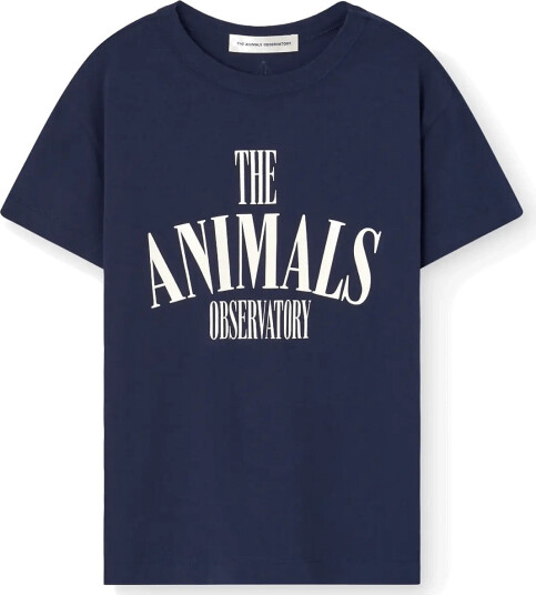 THE ANIMALS OBSERVATORY Pupfish Kid T Shirt Navy Navy 6 Y THE ANIMALS OBSERVATORY Pupfish Kid T Shirt Navy Navy 6 Y