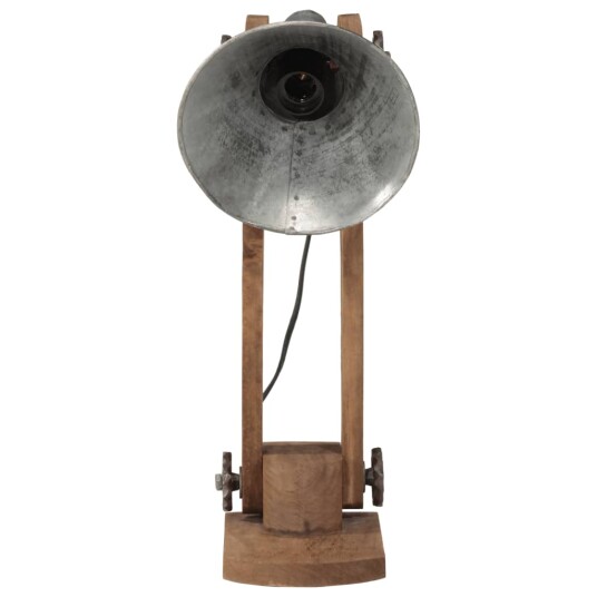 Skrivebordslampe 25 W vintage sølv 23x13x52 cm E27 Skrivebordslampe 25 W vintage sølv 23x13x52 cm E27