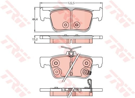 Bremseklosser TRW GDB2252