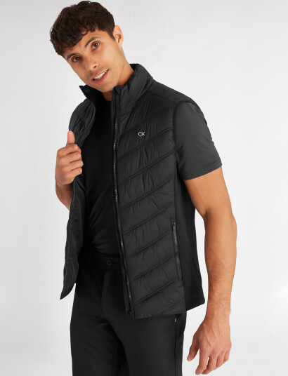 Calvin Klein Golf Frontera Hybrid Gilet - Black - M
