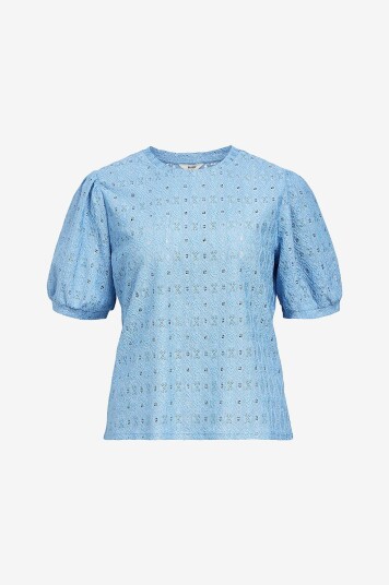 Object - Topp objLaila S/S RE Top Noos - Blå Object - Topp objLaila S/S RE Top Noos - Blå