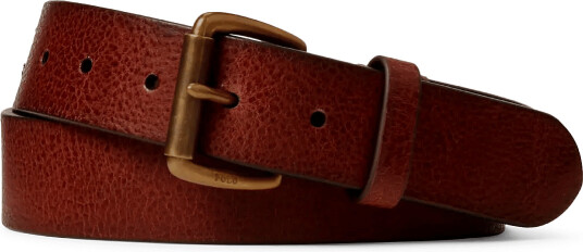 Polo Ralph Lauren Veg Leather Rgd Chrm Bt Csl Tml Brown 38