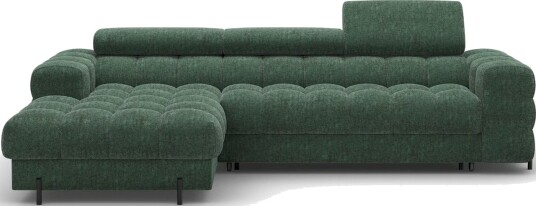 Hjørnesofa Eltap Felro 285x181x93 cm Amore 35 Grønn Venstre