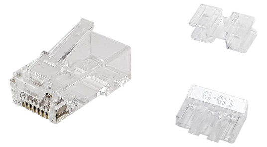 EQUIP Stecker UTP Cat6A RJ45 100 STK EQUIP Stecker UTP Cat6A RJ45 100 STK