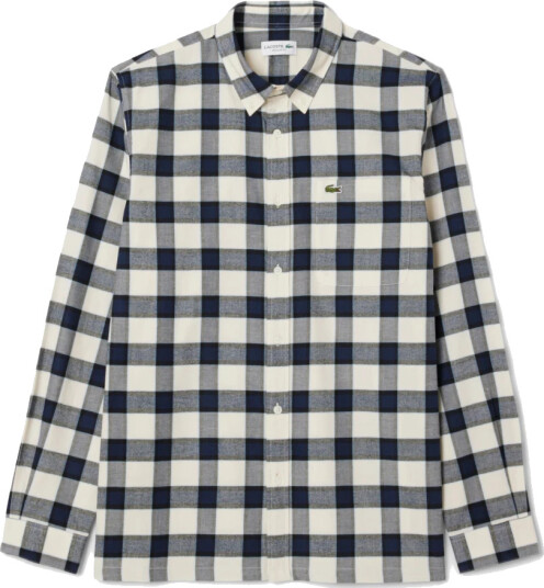 Lacoste Herre Skjorter Blå XL,