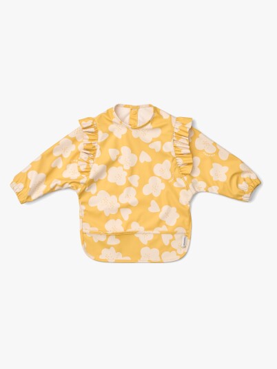 Liewood Merle Volang Cape Smekke med Trykk White/Yellow