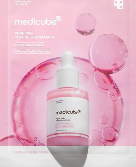 Medicube Medicube Pdrn Pink Peptide Serum Mask 10Pcs. CLEAR 10 PCS