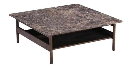 Wendelbo Collect Salongbord 95x95 Emperador Marmor/mørk Brun Eik Wendelbo Collect Salongbord 95x95 Emperador Marmor/mørk Brun Eik
