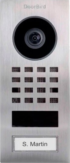 Doorbird Dørtelefon D1101V Video (Påvegg) Rustfritt Stål V2A
