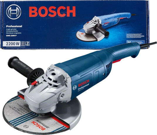 Bosch GWS 2200 Vinkelsliper 230mm 2200w Bosch GWS 2200 Vinkelsliper 230mm 2200w