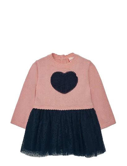 Boboli Knitwear Combined Dress - Multi/patterned - 80