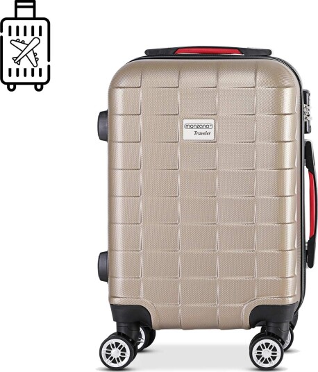 Hardkoffert, 40 l, champagnefarget, TSA-lås, snurrehjul Hardkoffert, 40 l, champagnefarget, TSA-lås, snurrehjul