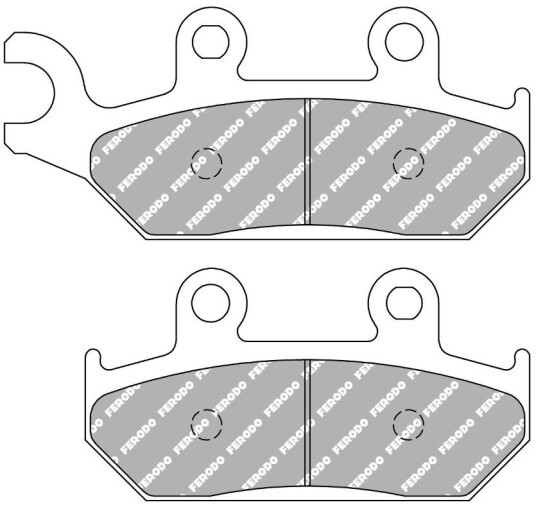 Bremseklosser FERODO FDB737P Bremseklosser FERODO FDB737P
