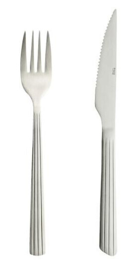 Aida RAW grill bestikksett 8 deler matt stål Aida RAW grill bestikksett 8 deler matt stål