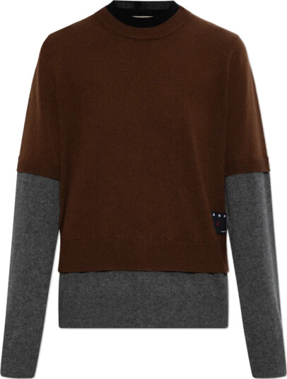 Marni Dame Strikkevarer Brun 2XS,