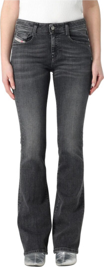 Diesel Dame Jeans Grå W28,