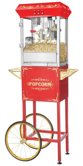 Great Northern Popcornvogn All Star 8-10 liter Rød