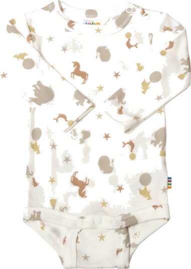 Joha Body Bambusviscose Circus White (80 / 1 år)
