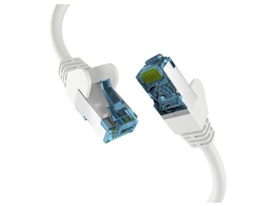 Efb Rj45 Patch Kabel Med Cat7 Raw Kabel Hvit 0,5M