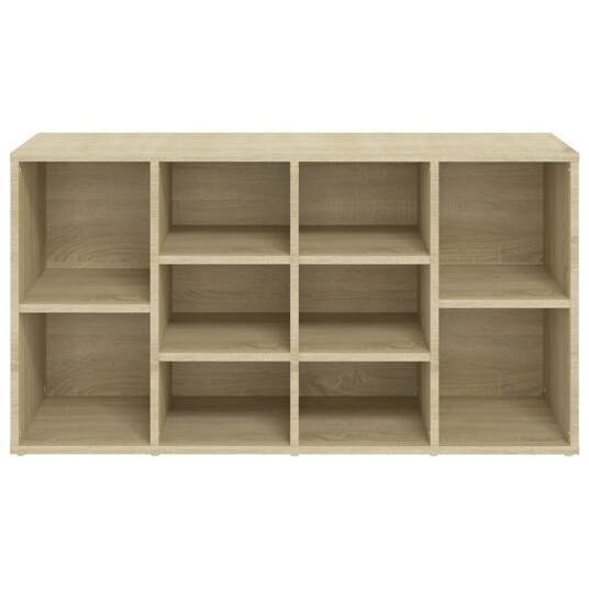 vidaXL Skobenk sonoma eik 103x30x54,5 cm sponplater