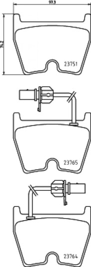 Bremseklosser HELLA 8DB 355 009 191