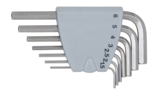 Ks Tools 964.0315, 7 Stykker, Rustfritt Stål, Din Iso 2936, 98 G