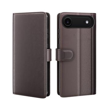 iPhone Air Lommebok deksel i Lær med Stativ   Brun